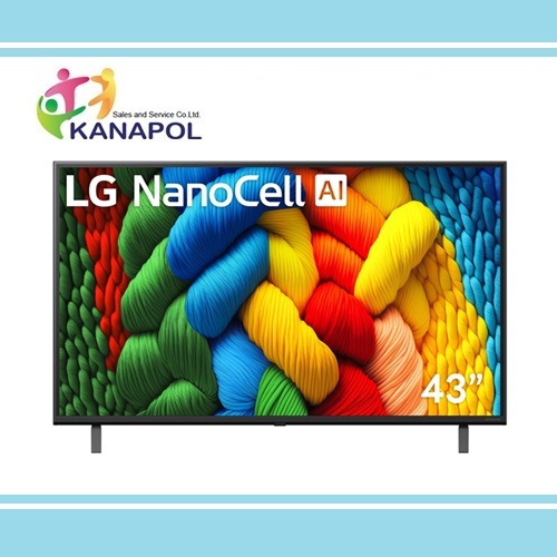ทีวี 43 นิ้ว LG NanoCell AI NANO80 4K Smart TV 2025 รุ่น 43NANO80ASA