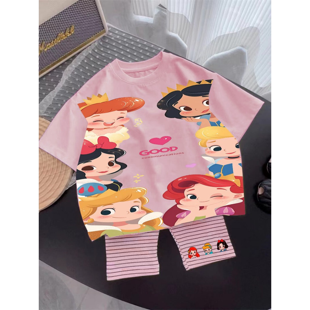 พร้อมส่ง ห60-ห63 6755 เลกกิ้งเจ้าหญิง