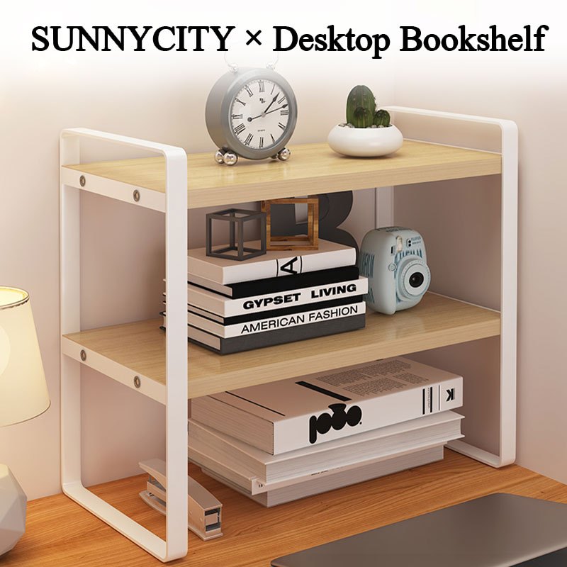 ชั้นวางของบนโต๊ะ 30/40/50cm ชั้นจัดระเบียบบนโต๊ะทำงาน ชั้นเก็บของ ที่เก็บเอกสาร จัดระเบียบบนโต๊ะทำงาน ชั้นวางหนังสือ