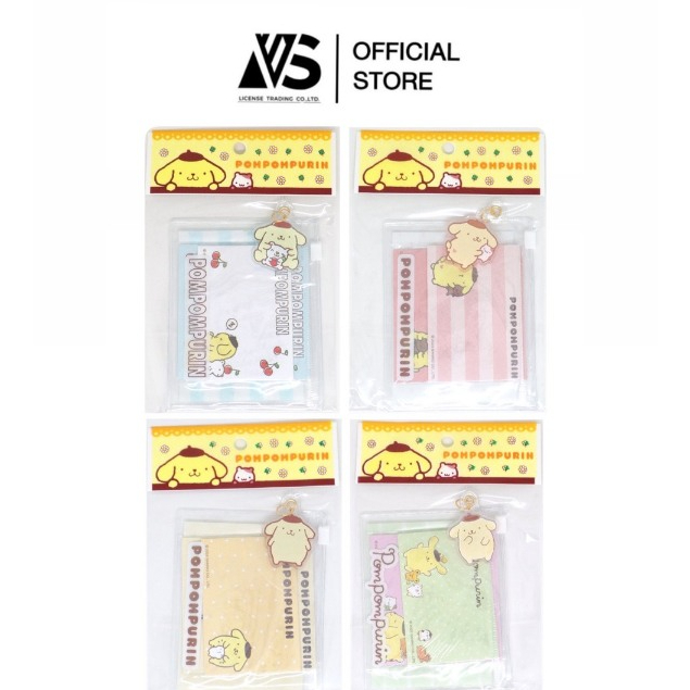 [คละลาย 2 ชิ้น 39] กระดาษโน๊ตซองซิป ลิขสิทธิ์แท้ ลาย Sanrio_VS License Trading