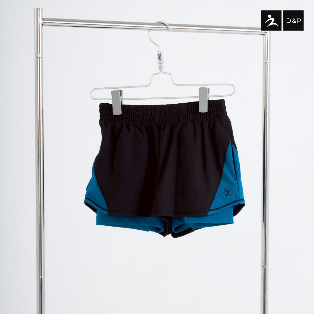 D&P Sport Shorts 2IN1 | Clearance | D-3234 กางเกงขาสั้น มีซับใน ออกกำลังกาย ระบายอากาศได้ดี
