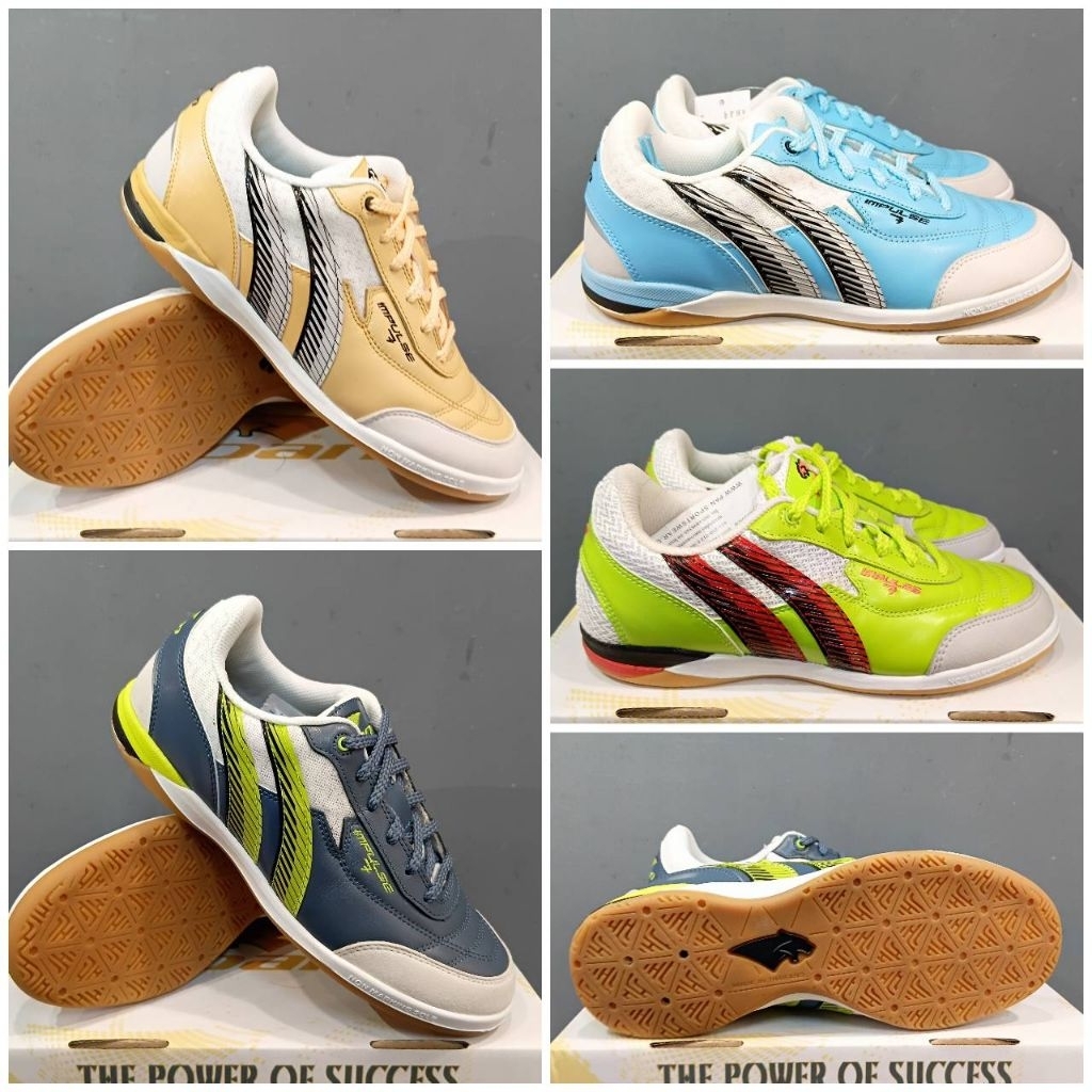 Pan รองเท้าฟุตซอล Pan IMPULSE 7รองท็อป PF14R3 หนังวัวแท้ ราคา 1990 บาท