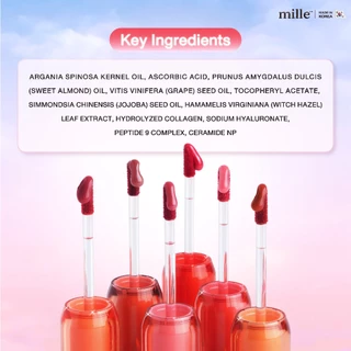 Mille Juicy Voluming Gloss Tint มิลเล่ ลิป กลอส ทินท์ 3.8g.