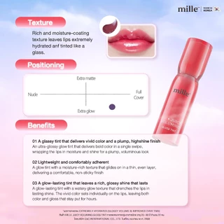 Mille Juicy Voluming Gloss Tint มิลเล่ ลิป กลอส ทินท์ 3.8g.