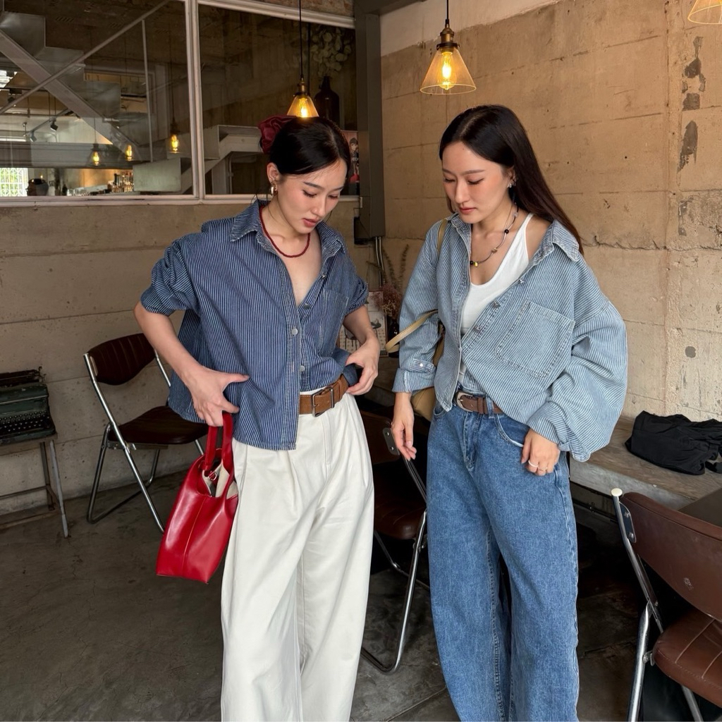 412 knockknock - HOBO DENIM SHIRT