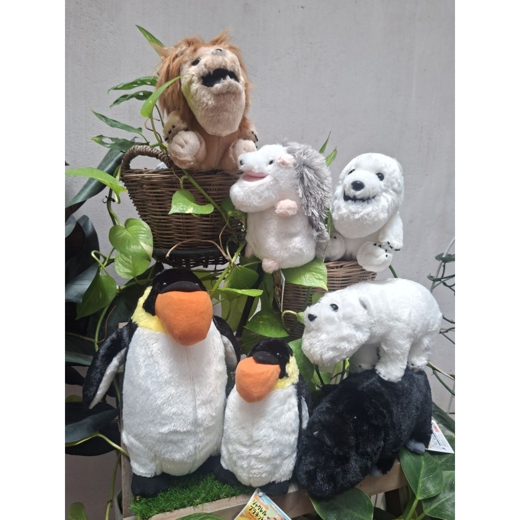 Shakurel planet 🐧Penguin  Polar  bear 🐖 ของเล่นสัตว์ หมู เม่น หมีขั้วโลก สัตว์คางทูม คางยื่น
