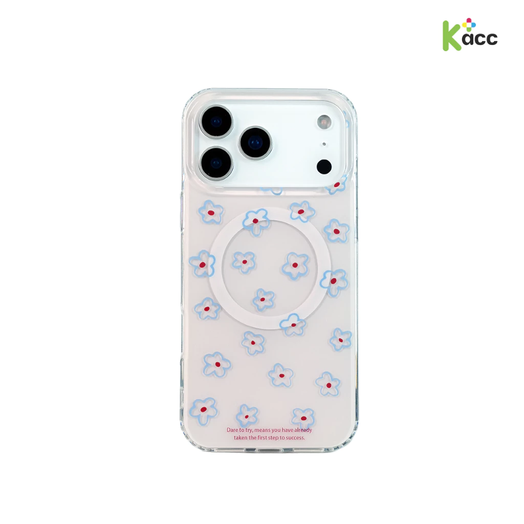 Connex MAG Clear เคสใสลายดอกเดซี่ iPhone 15/16/17 Series thumbnail 7