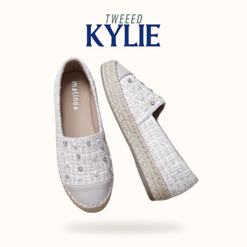 KYLIE ไคลี่ ปรับใหม่ ทวิตปักเพชร 📌แนะนำลด1ไซส์จากปกติ เท้าอวบ/เนื้อเท้าเยอะ /เท้ากว้าง ลงไซส์ปกติได้เลย