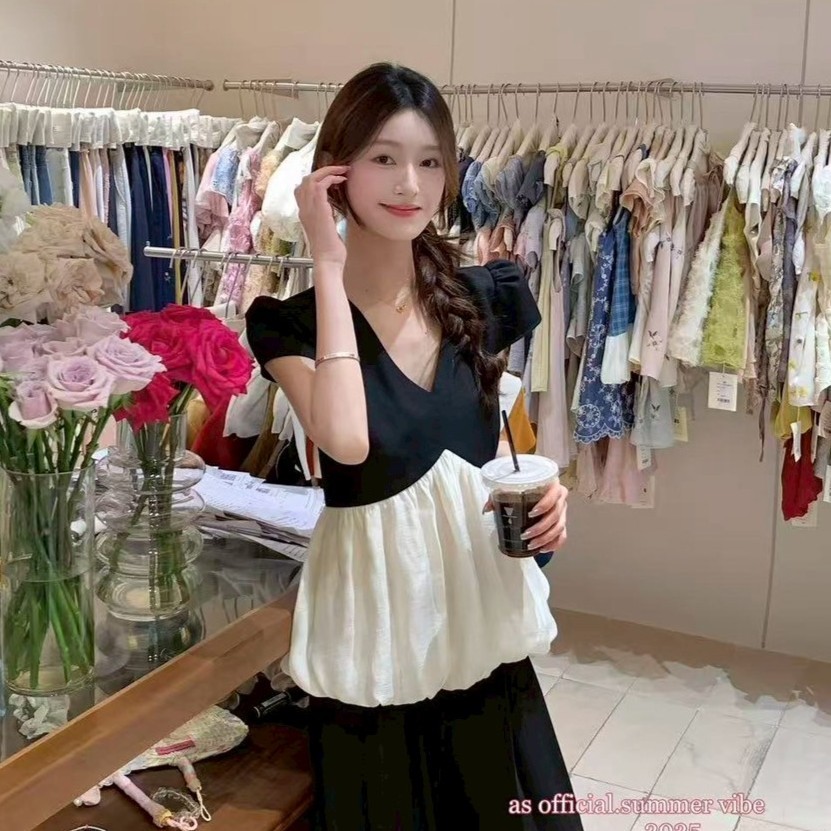 AS งานเสื้อทูโทนบอลลูนแขนบาบี้