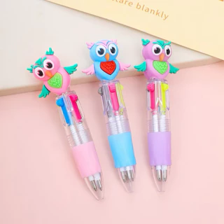 ปากกาลูกลื่น 4สี ปากกาหลายสี ในแท่งเดียว
