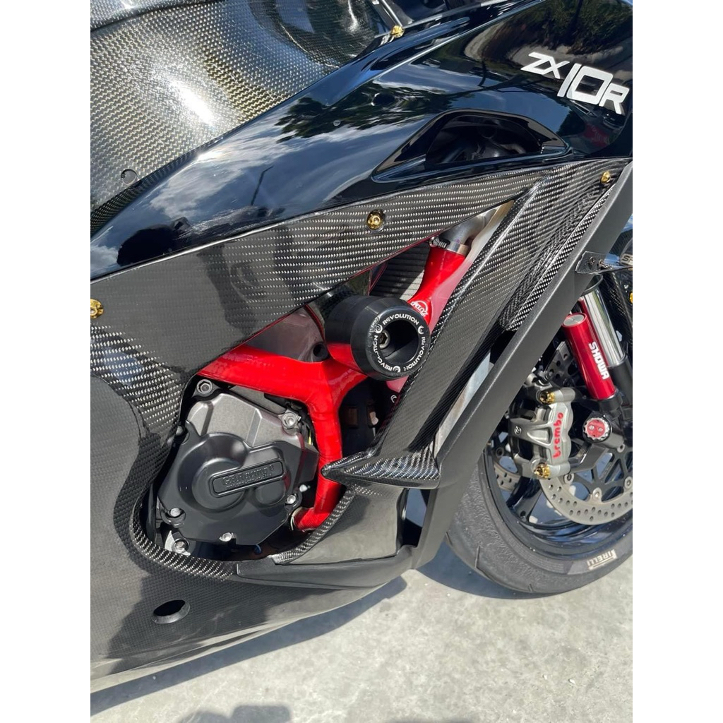 สายหม้อน้ำแต่ง ZX10R แบบแยก3ทาง 2016-2024 ท่อซิลิโคนหม้อน้ำZX10R ท่อน้ำ แต่งZX10R ท่อยางหม้อน้ำZX10R