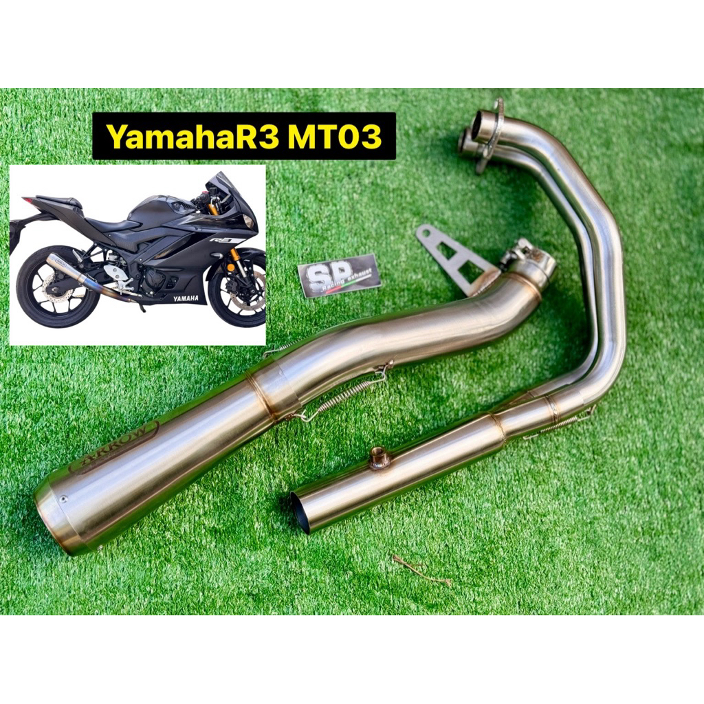 คอฟูล R3 mt3 คอสวม2นิ้ว 2.5 สแตนเลส/ไทเทเนียม ผลิตไทย