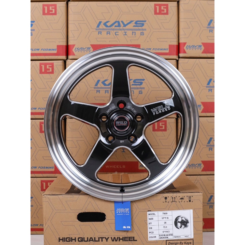 ล้อแม็กซ์ KAYS 7900  7.5*17นิ้ว 5รู 114.3