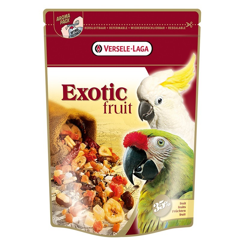 Prestige Parrots Exotic Fruit 600g.ขนมนก เพรสทีจ รสผลไม้เอ็กโซติค