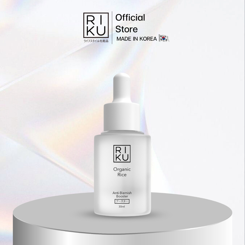 (บูสเตอร์ลดสิวออแกนิค) ส่งฟรี ส่งไว - RIKU ริคุ ลดสิว เซรั่มหน้าใส - บูสเตอร์ข้าวเกาหลีลดสิว ผลิตจากประเทศเกาหลี