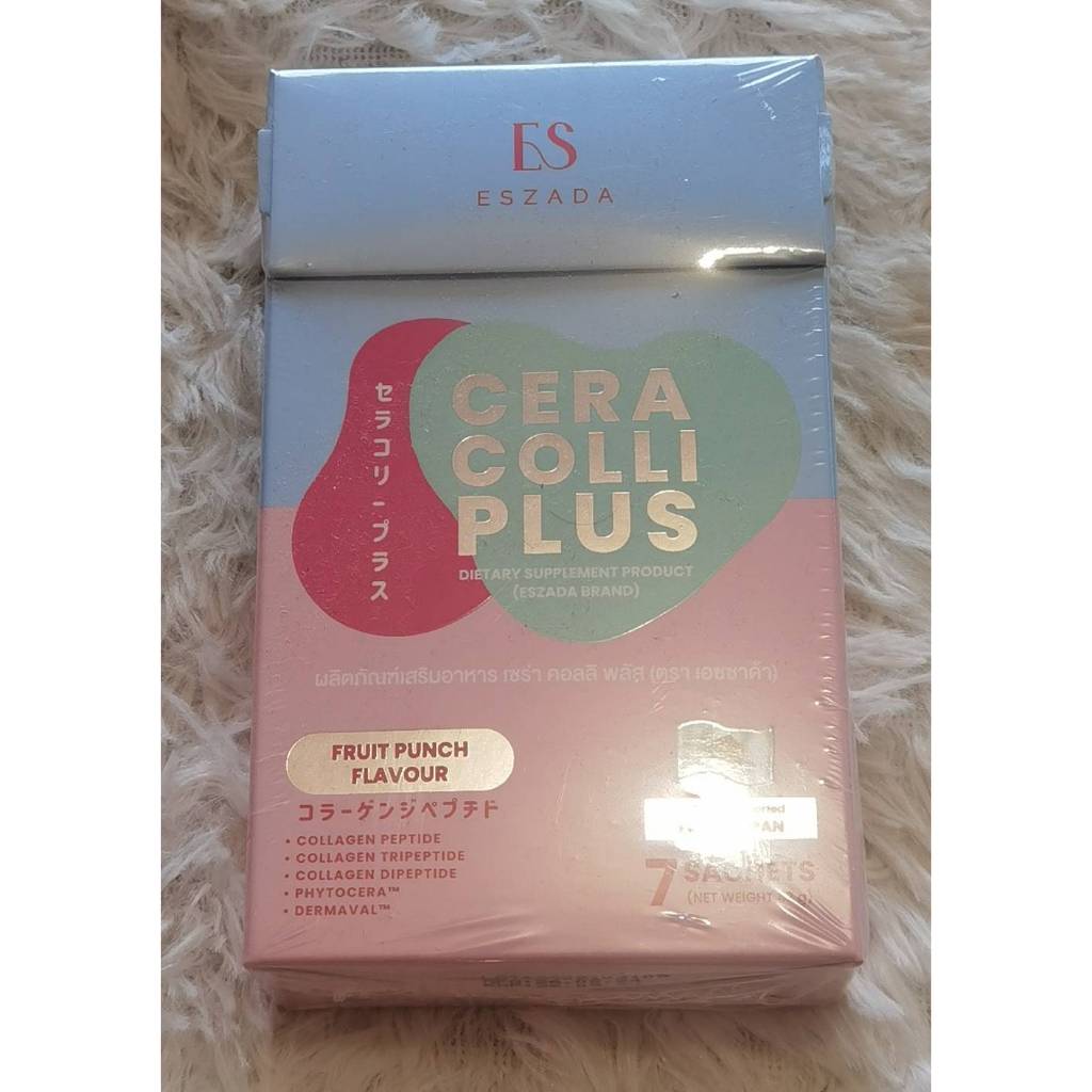 ESZADA Cera Colli Plus ผลิตภัณฑ์เสริมอาหาร เซร่า คอลลี พลัส กลิ่นฟรุตพันช์