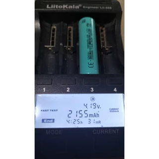 ถ่านชาร์จหัวแบน แบตเตอรี่ลิเธียม 18650 PXNY แท้ 2,000 mAh 5C ความจุจริง 2,150 mAh