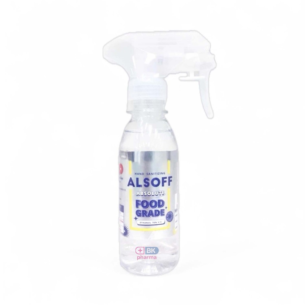 Alsoff Hand Absolute Spray / Strawberry แอลกอฮอล์ สเปรย์ Alcohol ฟูด เกรด แอลกอฮอล์น้ำ 30 - 200 ml 1 ขวด