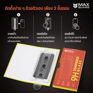 Max Guard ฟิล์มกระจกกันรอย iPhone 17 ทุกรุ่น [Ultra Thin Privacy - AR] แบบกันมอง ลดแสงสะท้อน เต็มจอ