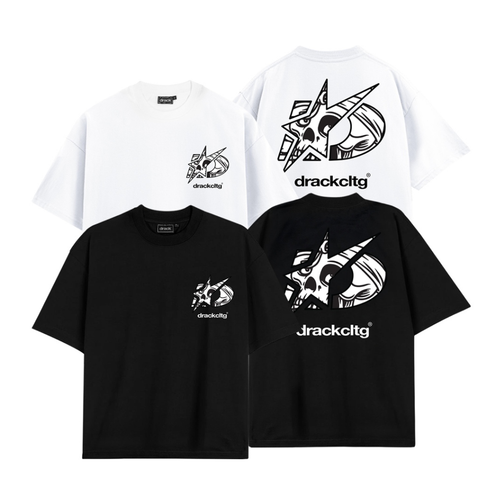 DRACK - DSTAR SKULL เสื้อยืดคอกลม