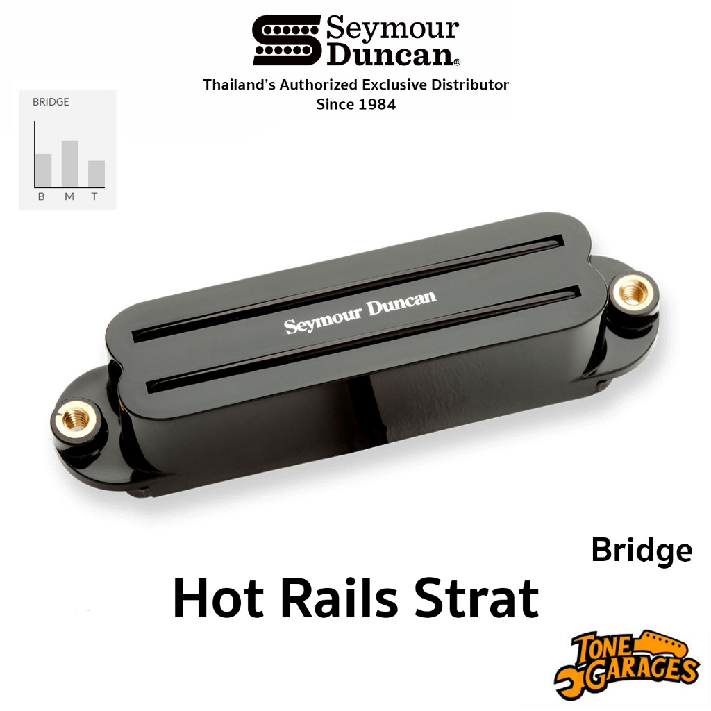 Seymour Duncan Pickups Hot Rails Strat Bridge (SHR-1)