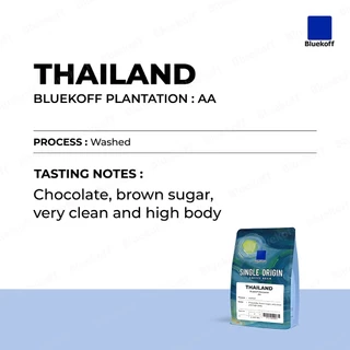 Bluekoff Plantation: AA เมล็ดกาแฟ ไทย อราบิก้า 100% Arabica 100% (1 ถุง บรรจุ 250 กรัม)