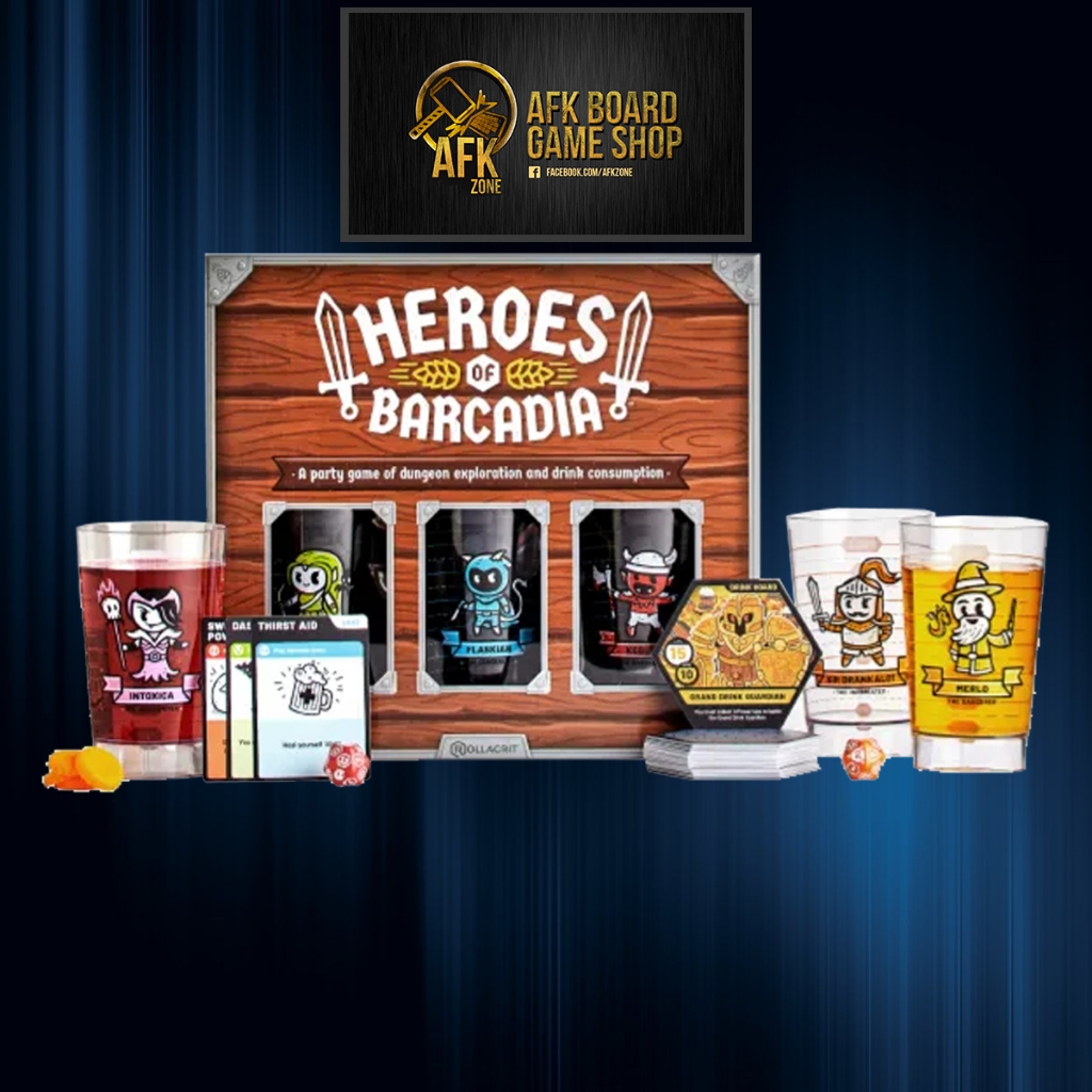 Heroes of Barcadia Base Game ENG Edition Board Game - บอร์ดเกม