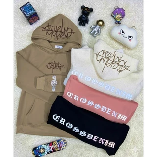 CROSS เสื้อฮู้ดสะท้อนแสง หมวกใหญ่ ผ้าหนานุ่ม ด้านนอกผ้าคอตตอน ด้านในเป็นผ้าสำสี H101