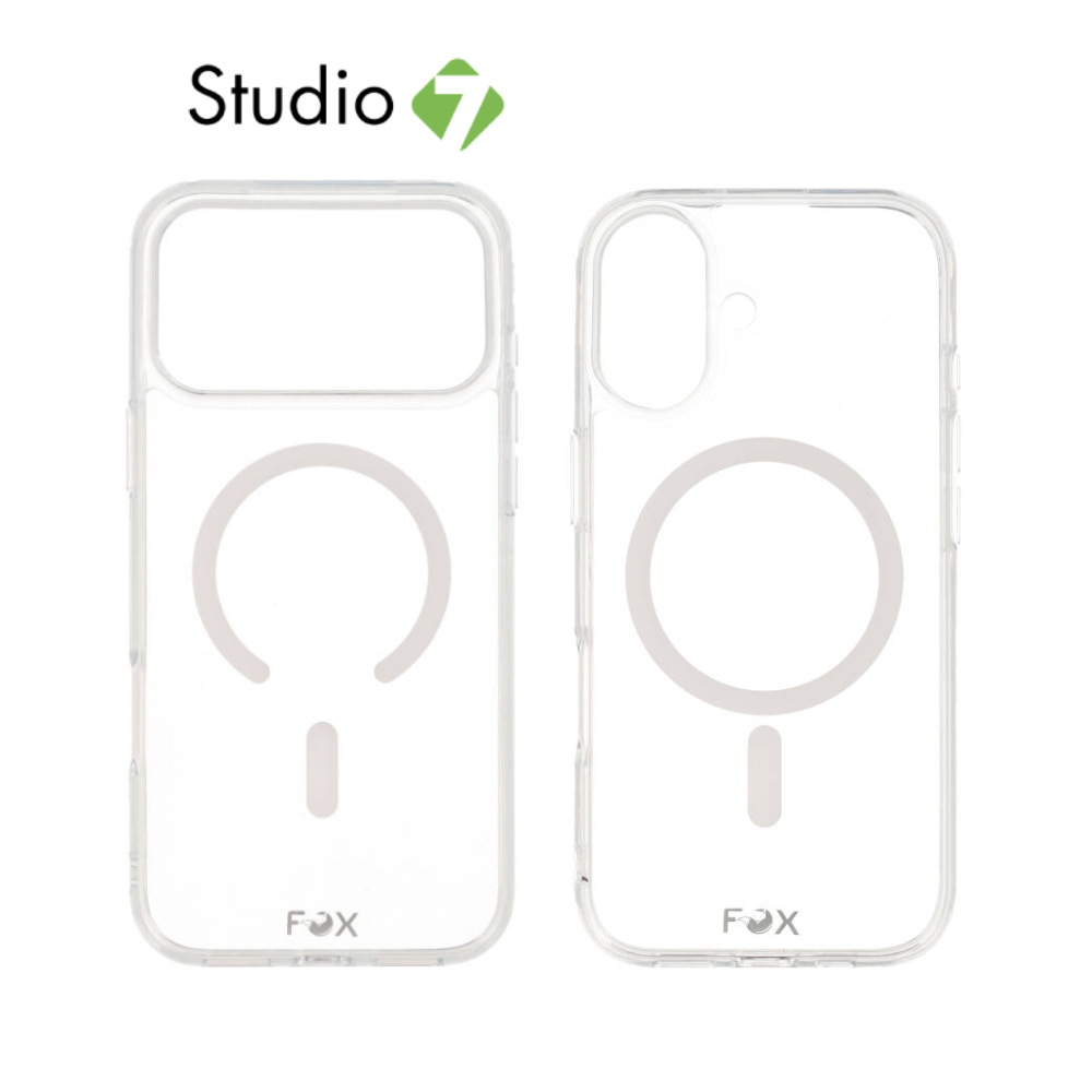 เคส FOX สำหรับ iPhone 17/Air/17 Pro/17 Pro Max vShield Pro Magnetic Transparent by Studio 7