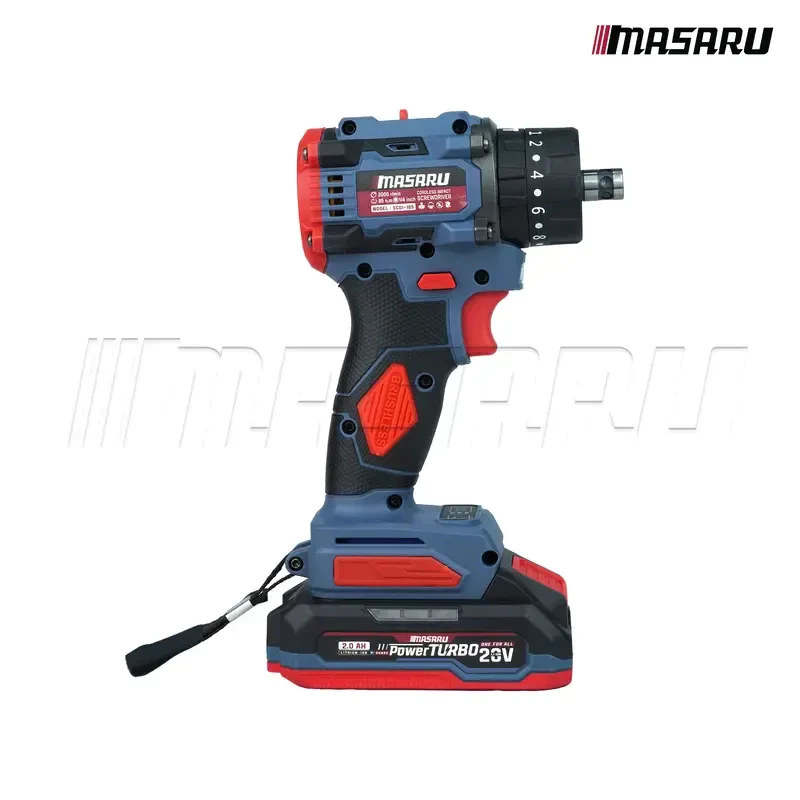 Masaru สว่านไขควงกระแทกไร้สาย 3 ระบบ รุ่น SCDI-105 ไขควงไร้สาย สว่านไขควง แบตเตอรี่ลิเธียม thumbnail 5