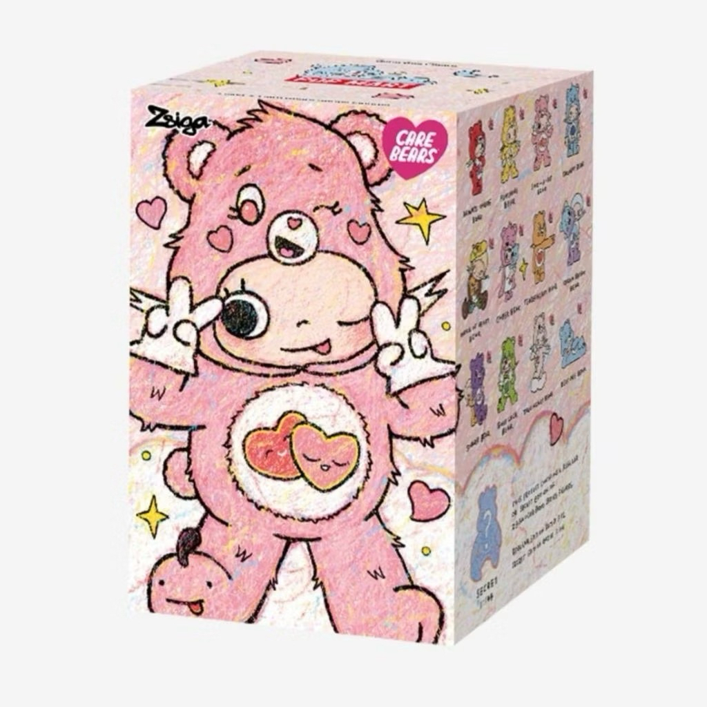 (พร้อมส่ง) แยกตัว Zsiga x Care Bears Series Figures เช็คการ์ด