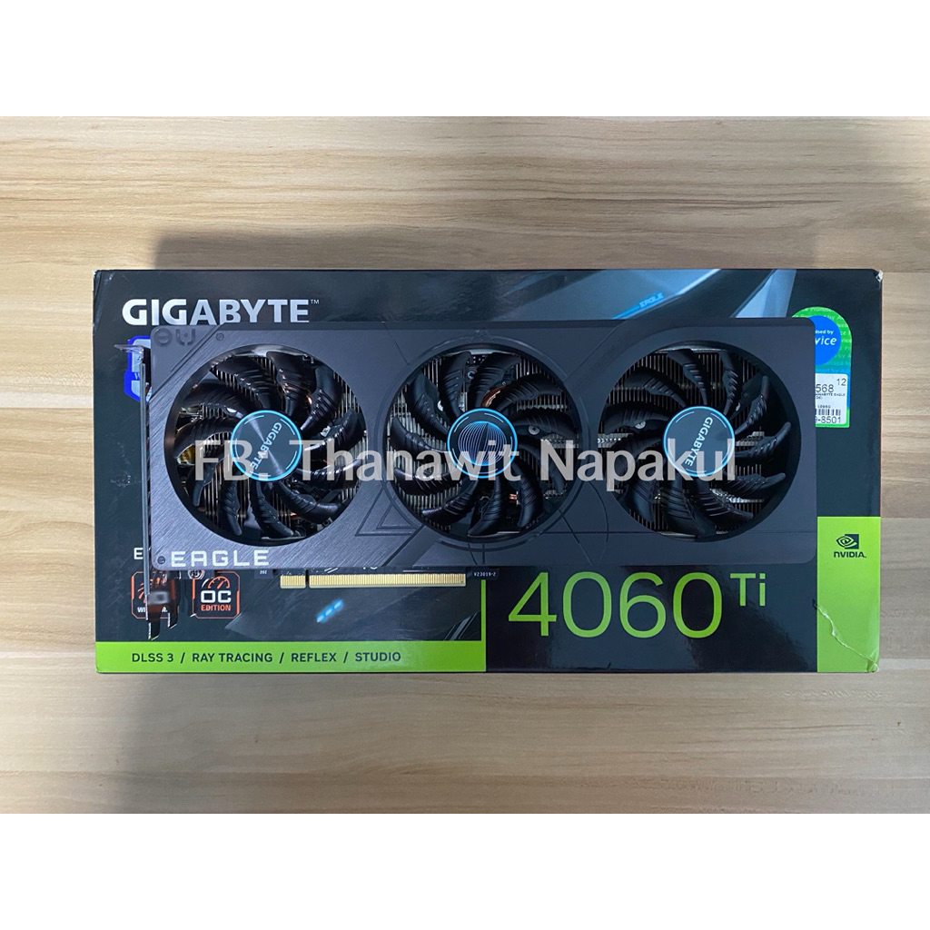 RTX4060TI 8GB GIGABYTE EAGLE (มือสอง สภาพ99%)