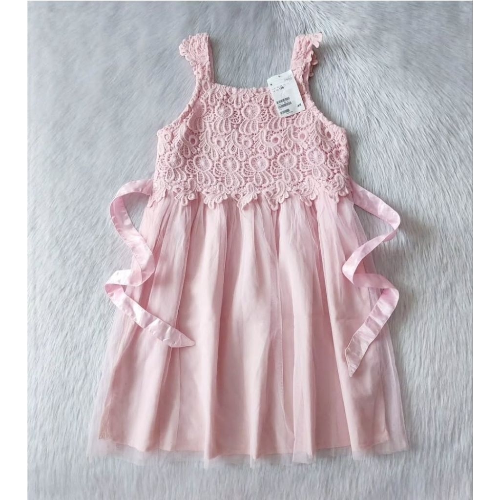 เดรส h&m size 7-8 y มือ1