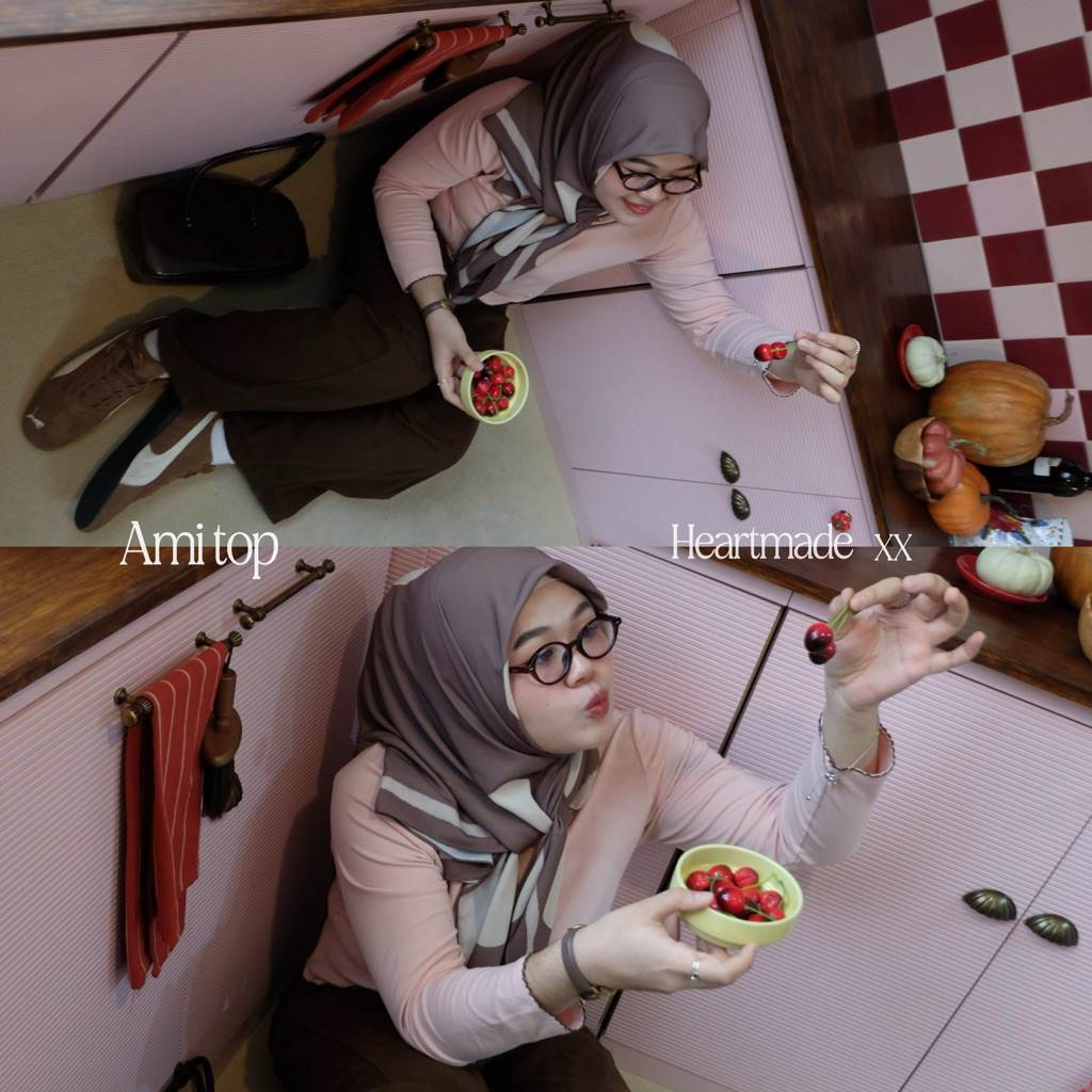 (C60) Heartmade-Ami top(สินค้าพร้อมส่ง)