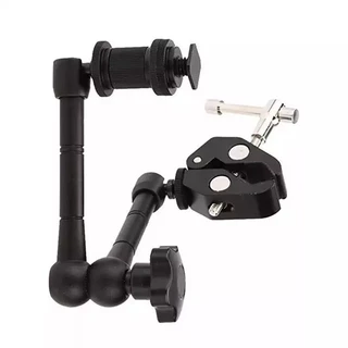 11นิ้วอย่างชัดเจนแขนเมจิก + ซูเปอร์หนีบปูคีมคลิปสำหรับกล้อง 11inch Articulating Magic Arm + Super Clamp Crab Plier Clip
