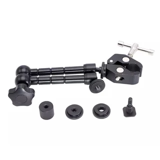 11นิ้วอย่างชัดเจนแขนเมจิก + ซูเปอร์หนีบปูคีมคลิปสำหรับกล้อง 11inch Articulating Magic Arm + Super Clamp Crab Plier Clip