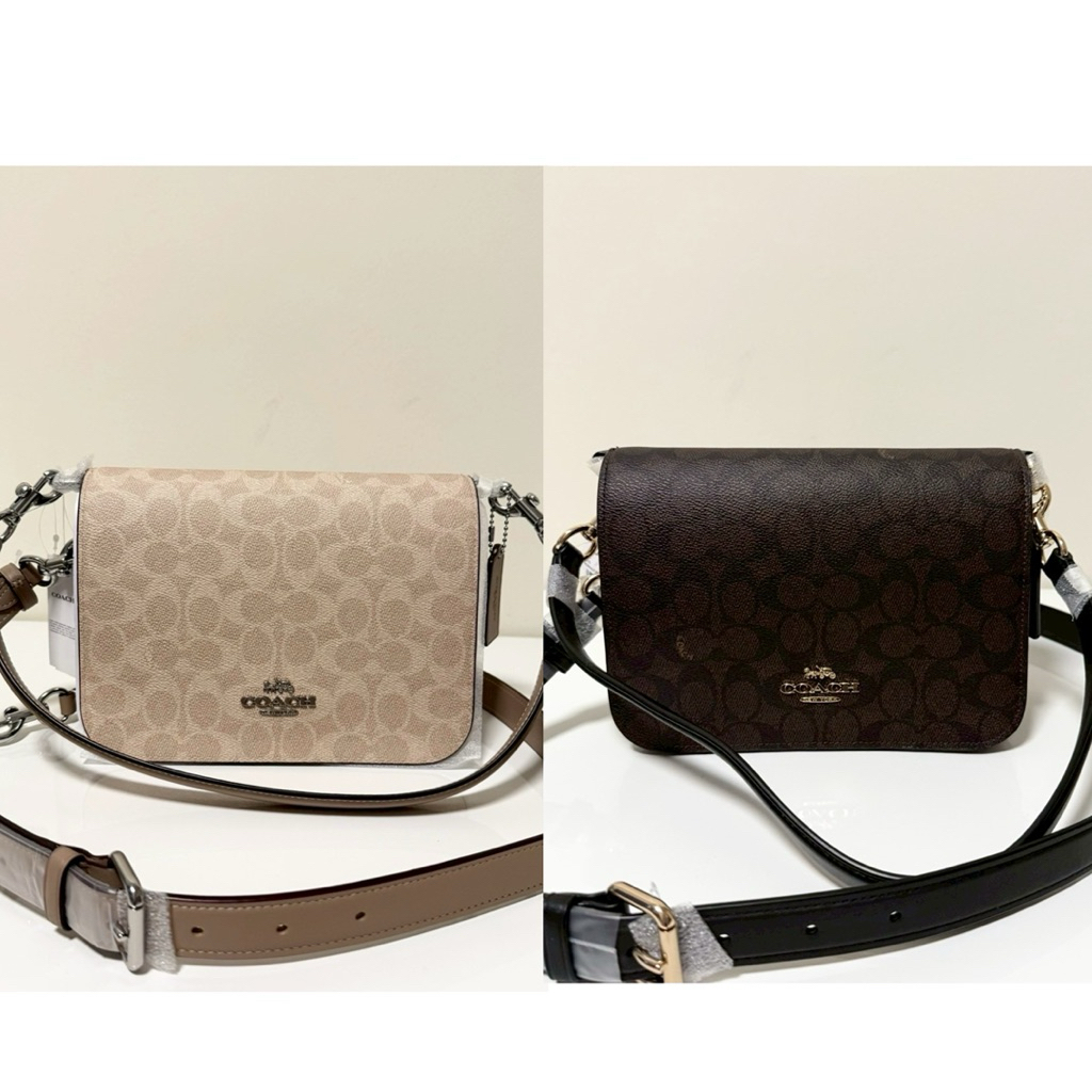 🌟พร้อมส่ง🌟เลือกสีด้านใน QUINN BAG IN SIGNATURE CANVAS