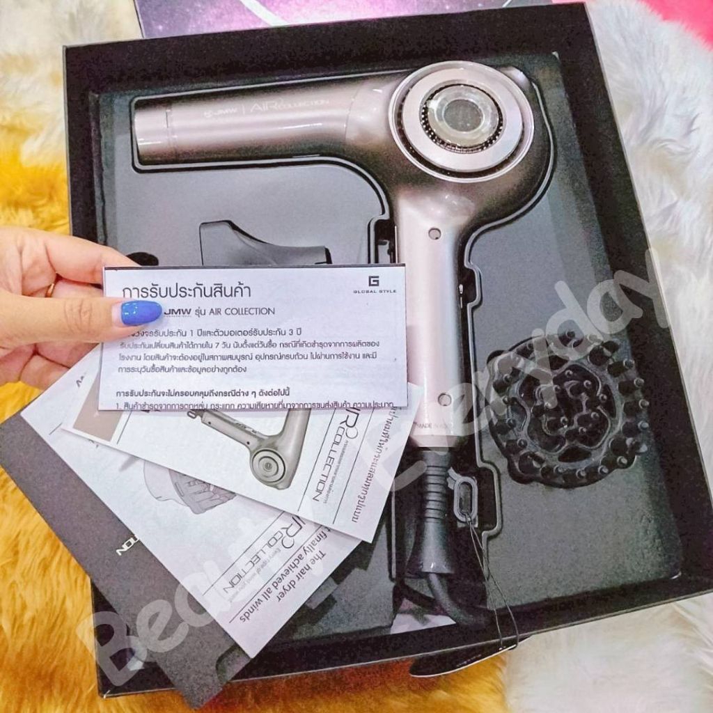 🔥เก็บโค้ดทักแชท🔥🎀สินค้าใหม่มือหนึ่งพร้อมกล่องอุปกรณ์ครบ🎀💙JMW AIR COLLECTION Professional HAIR DRYER💙
