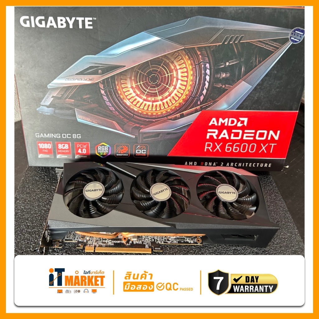 VGA (การ์ดจอ)RX6600XT GAMING OC - 8GB GDDR6