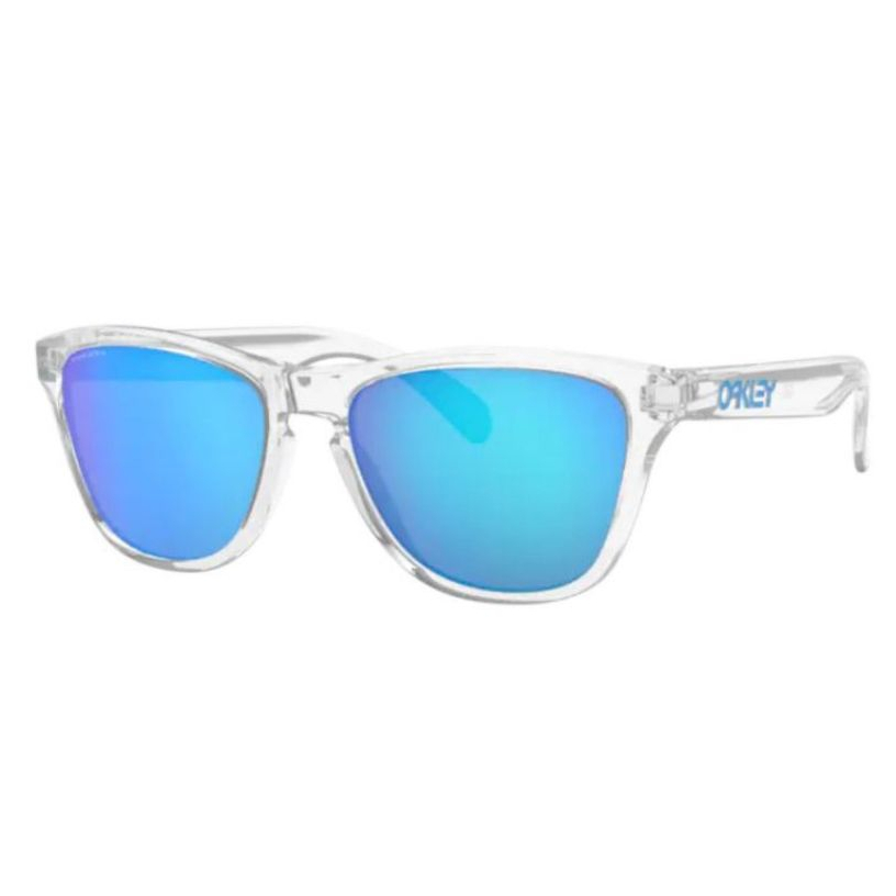 แว่นกันแดด แบรนด์แท้ 100% OO รุ่น FROGSKINS XS : POLISH CLEAR/PRIZM SAPPHIRE (OJ9006-1553) (KIDS)