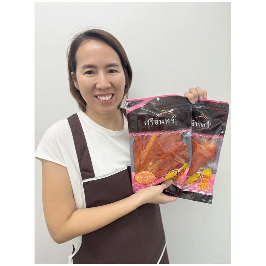 ปลากระเบนส้ม ปลาหวานสีส้ม แบรนด์ศรีจันทร์