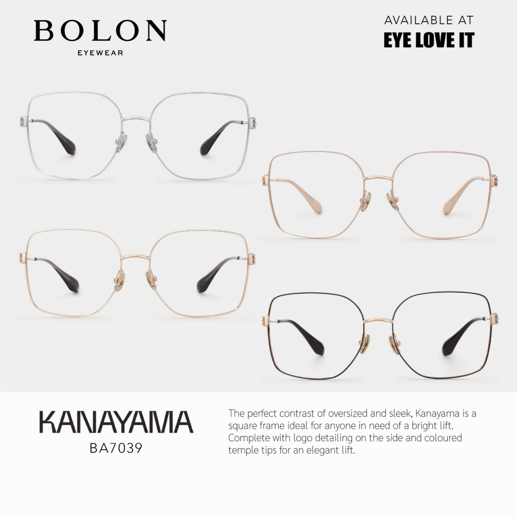 Bolon_KANAYAMA _ BA7039 กรอบแว่นแบรนด์เนม โบลอง