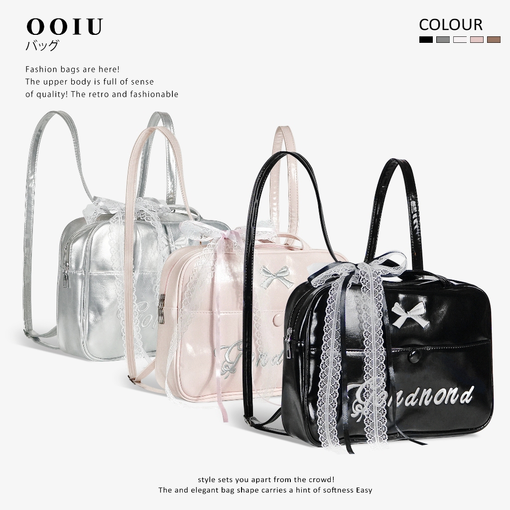 OOIU bag New Princess Judy Bag กระเป๋าใส่ iPad  กระเป๋าสะพายไหล่ กระเป๋าเป้สะพายหลัง  OOIU