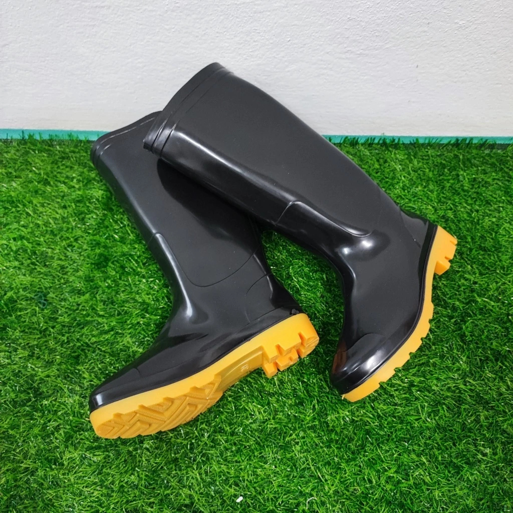 รองเท้าบู๊ตกันน้ำ รองเท้าสีดำ สูง 14 นิ้ว ขนาด 39-44