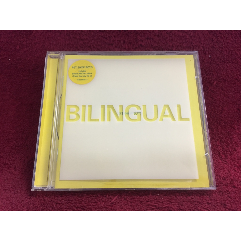 CD PetShopBoys – Bilingual สภาพตามปก CA8-100