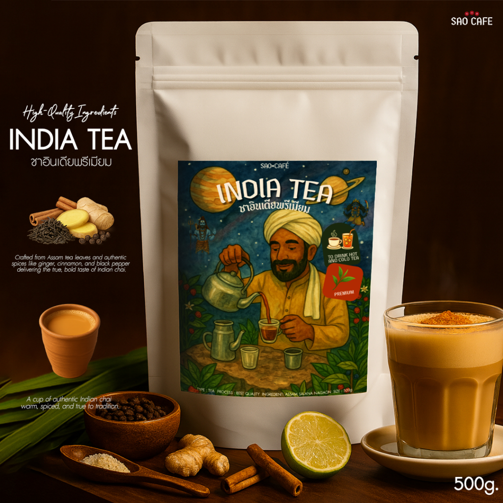 SAO CAFE  ชาอินเดีย - Indea Tea 500 g