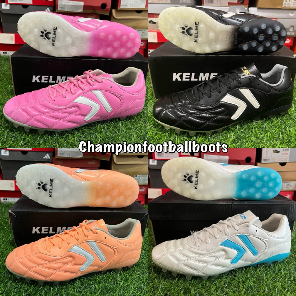 สตั๊ด รองเท้าฟุตบอล (เคลเม่) Kelme X TLSS MG ตัวท๊อป หนังจิงโจ้