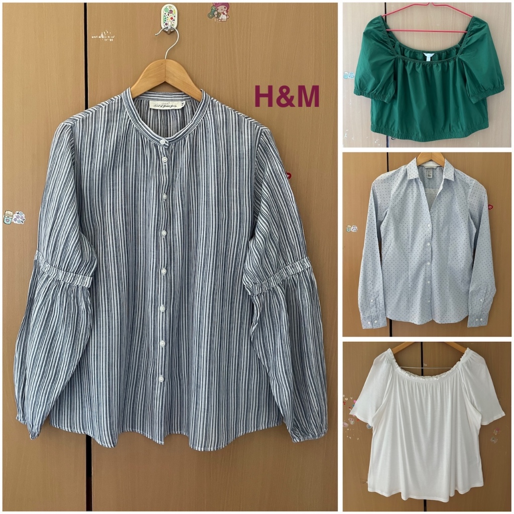 H&M เสื้อผู้หญิง แท้💯%มือ 2 รายละเอียดเพิ่มเติมด้านล่างค่ะ