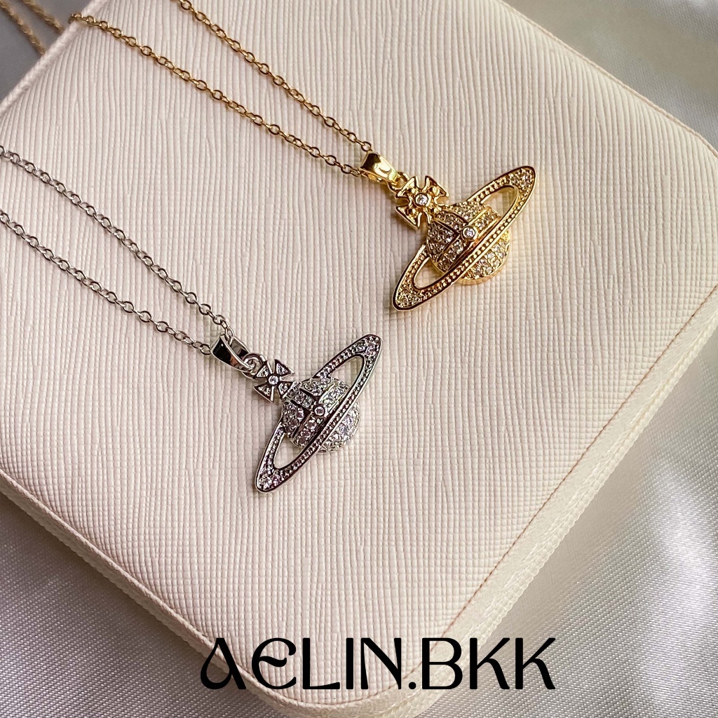 Aelin.bkk สร้อยคอ Vivien Stainless Steel 18k ไม่ลอก ไม่ดำ