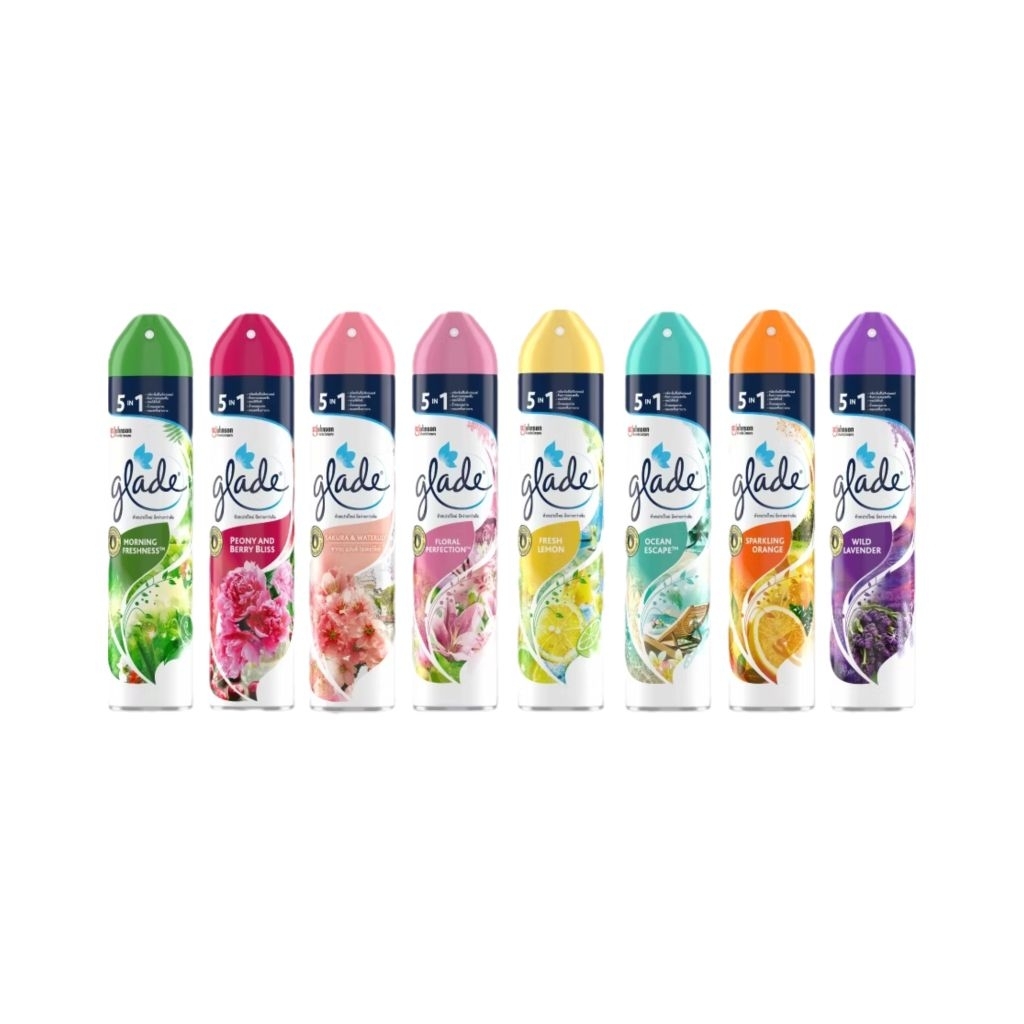 เกลดสเปรย์ปรับอากาศ 320 มล. Glade Aerosol Spray Air Freshener 320ml